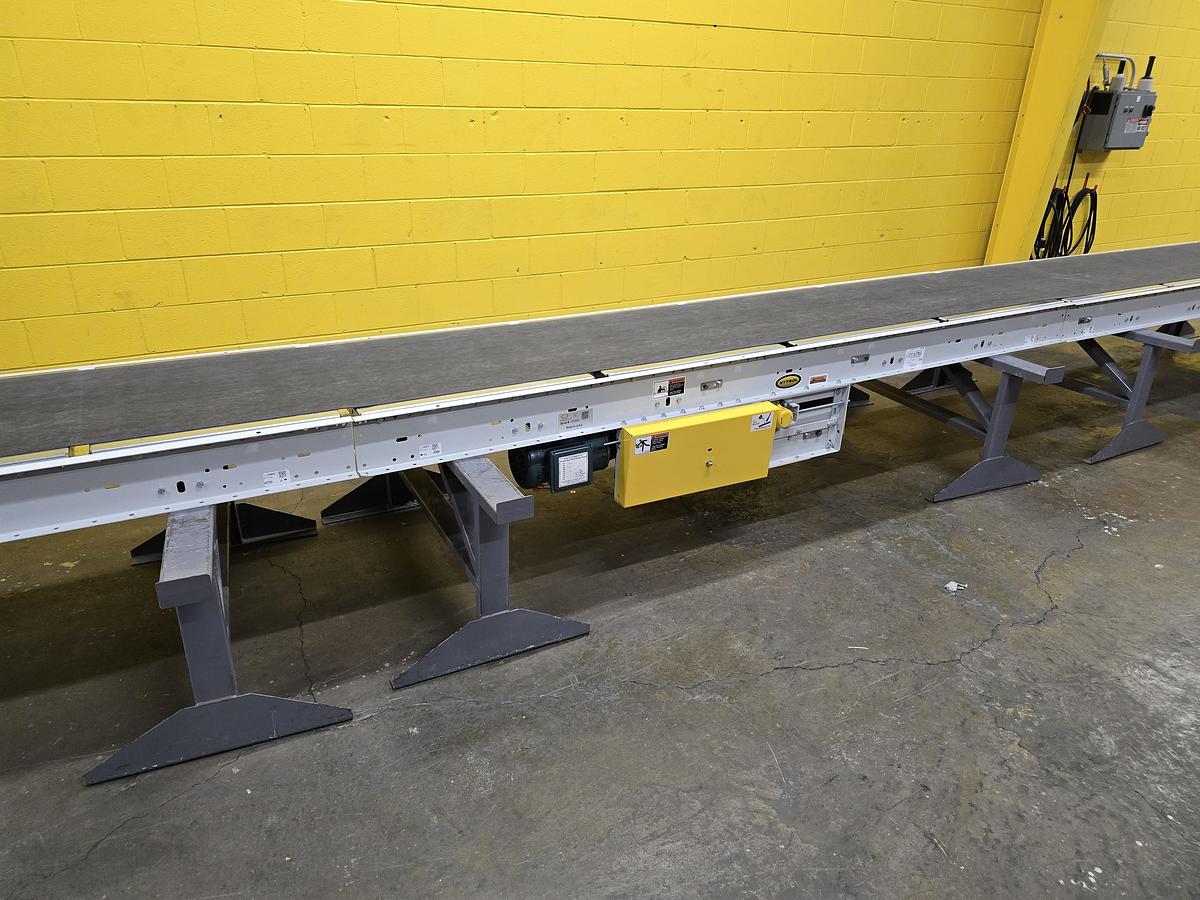 Used Hytrol Slider Bed Belt Conveyor 24" x 50' (#469)