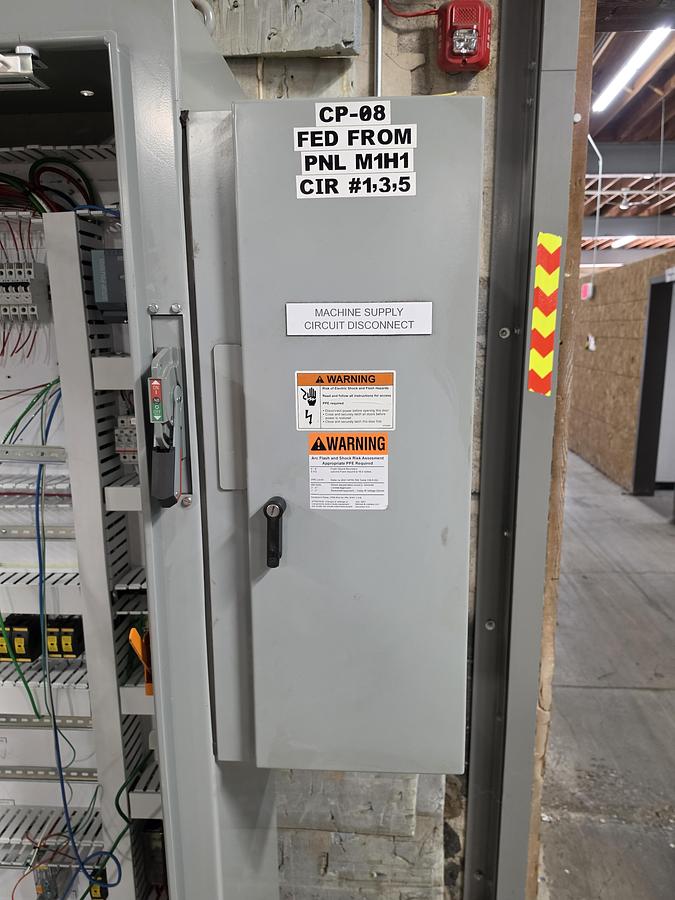 Used Hoffman Enclosures Inc. 300 AMP 2 Door Electrical Panel (#717)