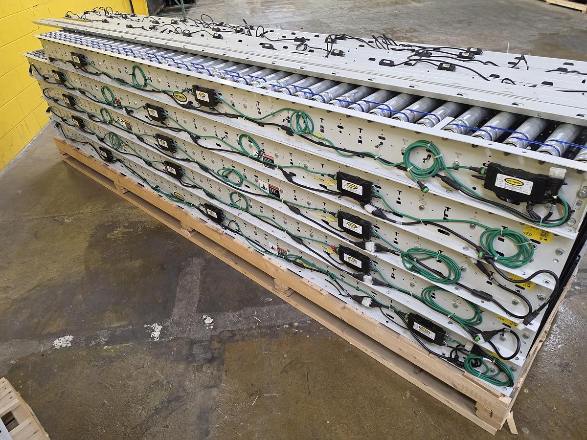 Used Hytrol 190E24EZ E24 Zero Pressure Roller Conveyor 30" x 58'6" (#686)