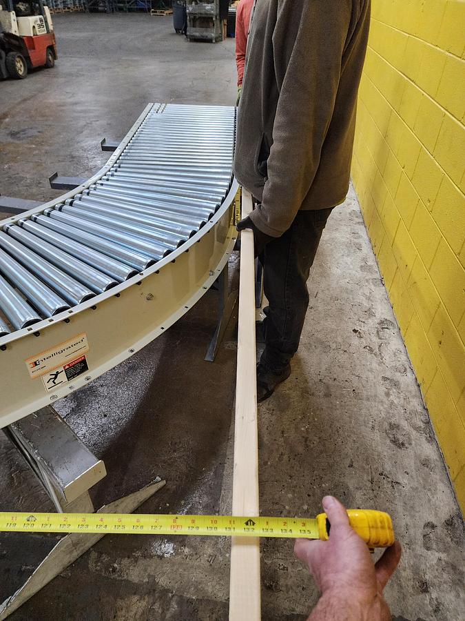 2023 Intelligrated 30.5" x 90 Degree Curve Roller V Belt Conveyor (#380)
