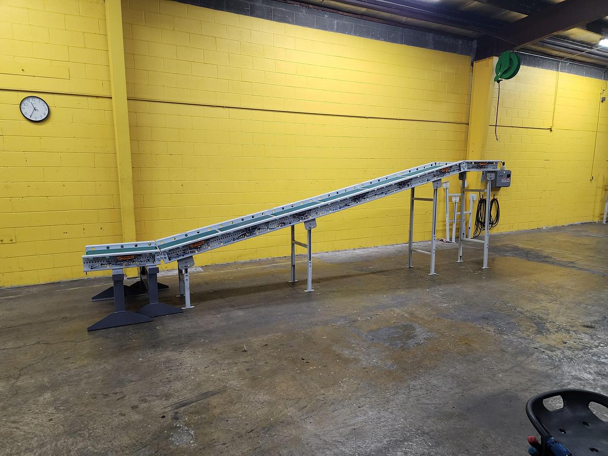 Used 2023 Intelligrated 22"bf x 20' MDR Belted Zero Pressure Incline/Decline Conveyor (#314) 5 Avail.
