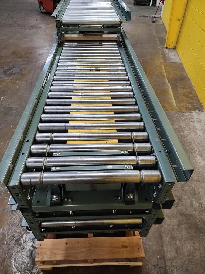 Used Hytrol ABEZ Zero Pressure Accumulation Roller Conveyor 24" x 35' (#188)