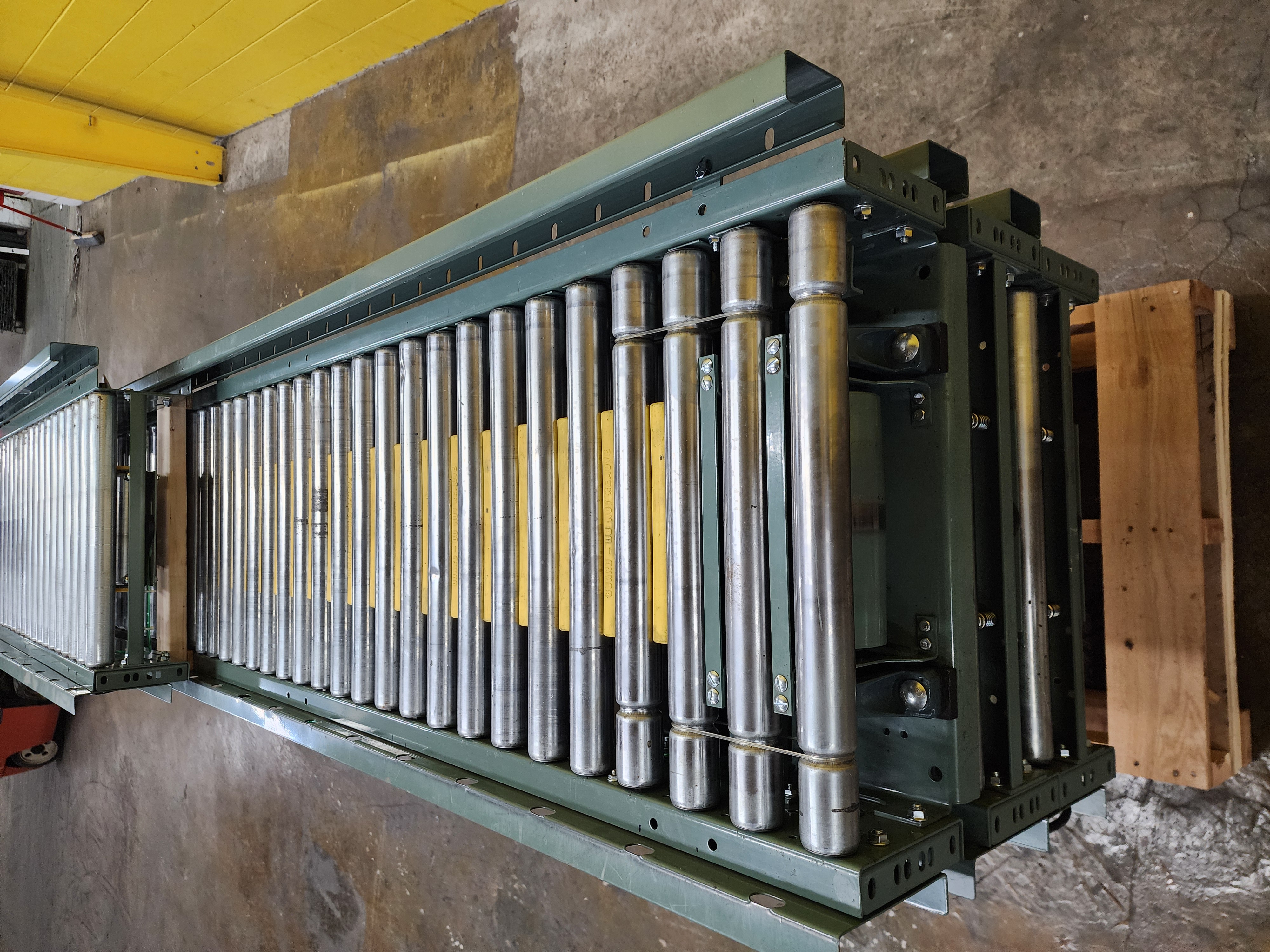 Used Hytrol ABEZ Zero Pressure Accumulation Roller Conveyor 24" x 35' (#188)