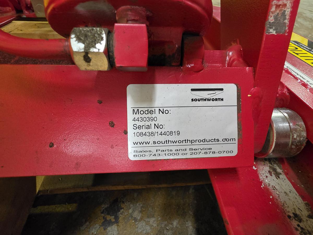 Used Southworth PalletPal Electric Scissor Lift Table Turntable (#687)