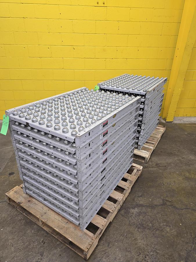Used Hytrol Roller Ball Transfer Table Conveyor 
