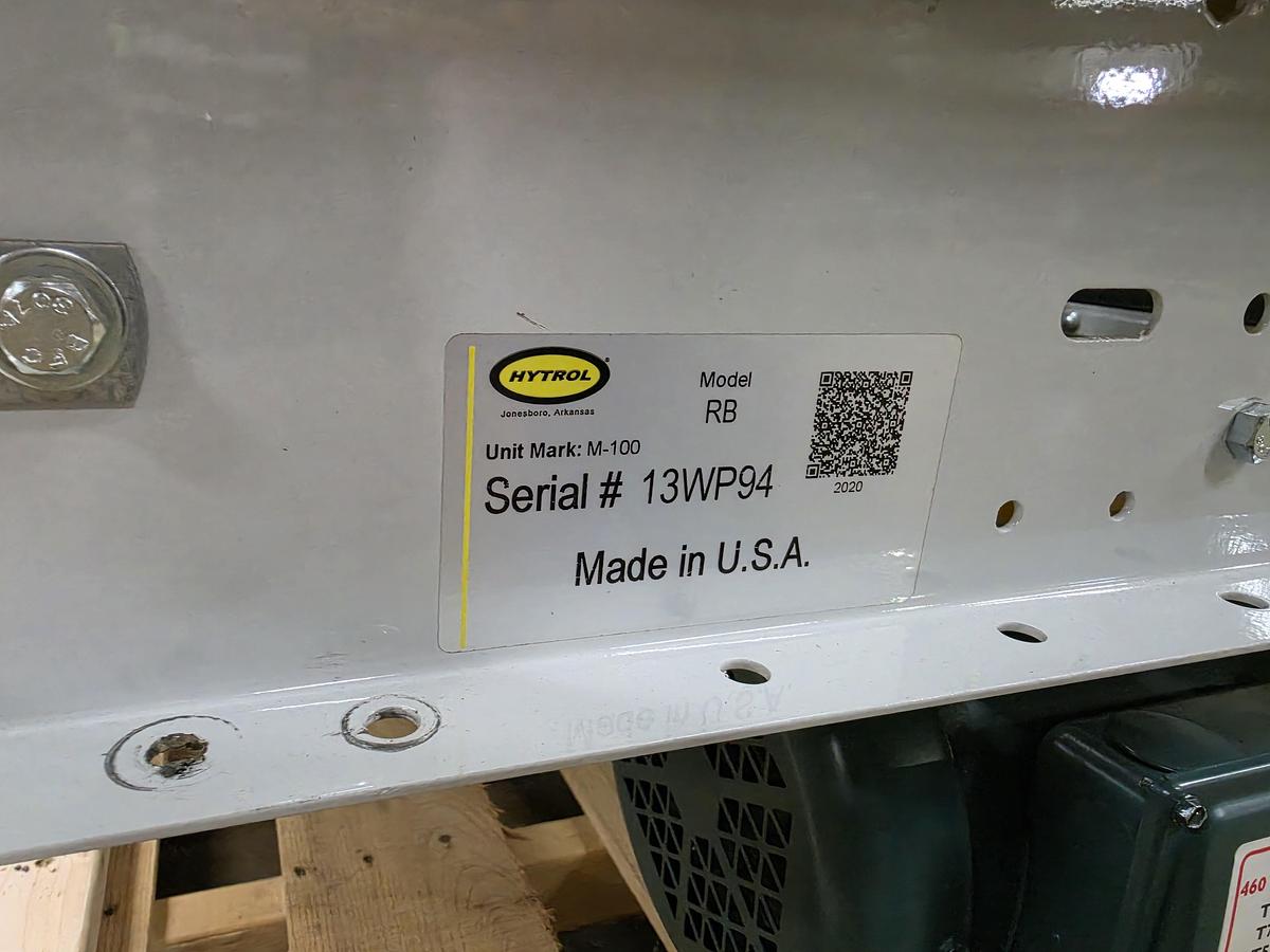 Used Hytrol Roller Bed Belt Conveyor 30" x 76' (#658)