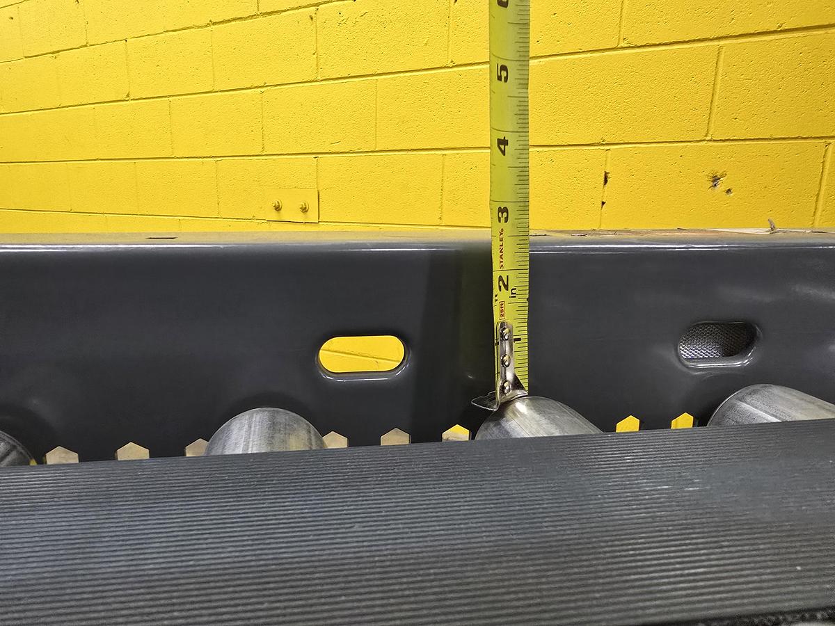 Used Intelligrated MDR Zero Pressure Accumulation Belted Zone Conveyor 22" x 25' (#413)