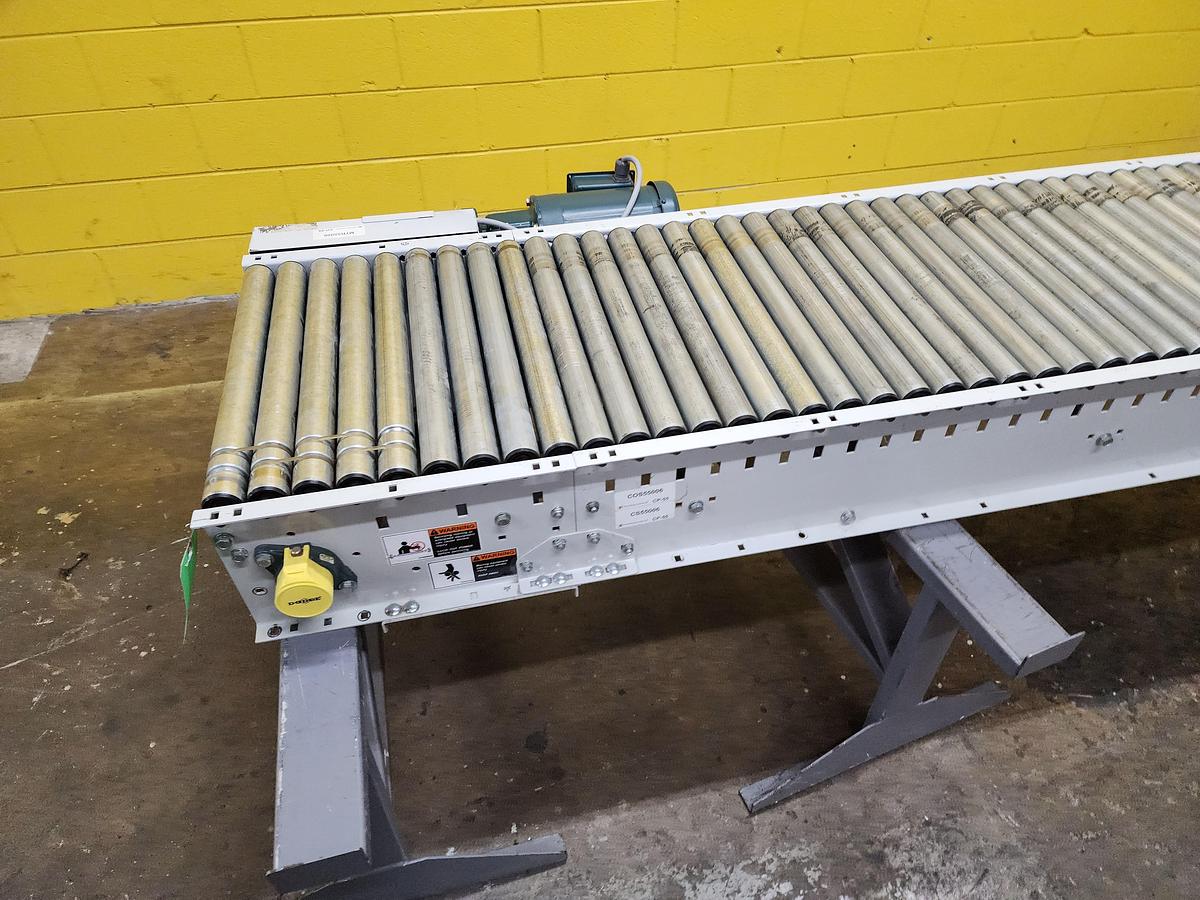 Used 2023 Intelligrated 24.5" x 15' Live Roller V-Belt Conveyor (#383)