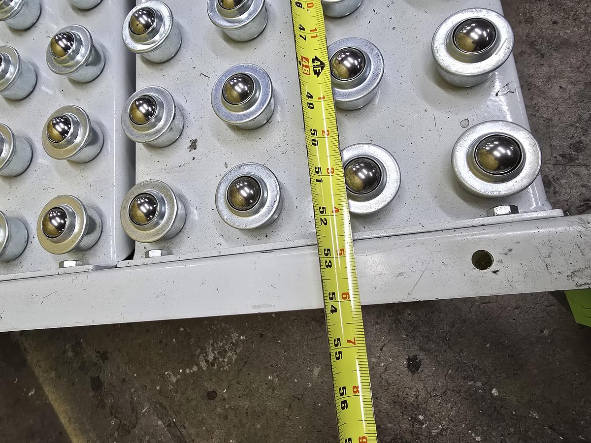 Used Hytrol Roller Ball Transfer Table Conveyor 54" x 60" (#570)