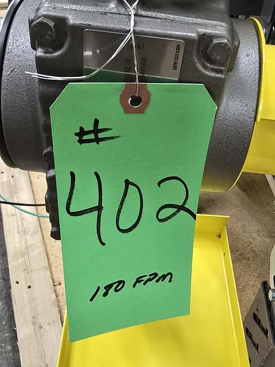 Used Transnorm 63 Degree Belted Curve Conveyor TS1500/140 V2 27" Belt, 67" IR (#402)