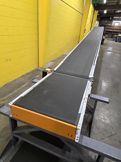 Used Intelligrated Roller Bed Incline / Decline Belt Conveyor 30.5" x 33'5" (#360)