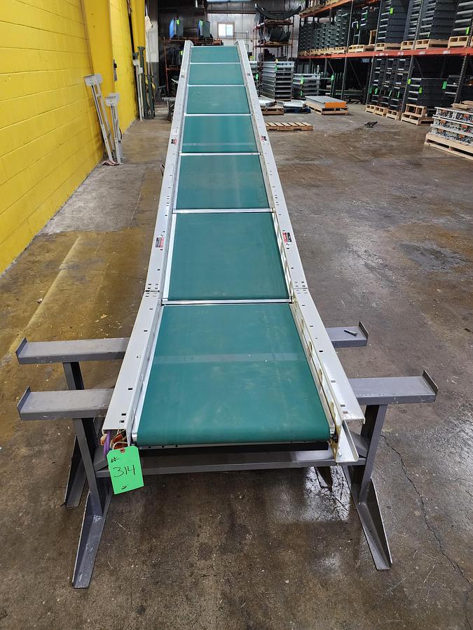 Used 2023 Intelligrated 22"bf x 20' MDR Belted Zero Pressure Incline/Decline Conveyor (#314) 5 Avail.