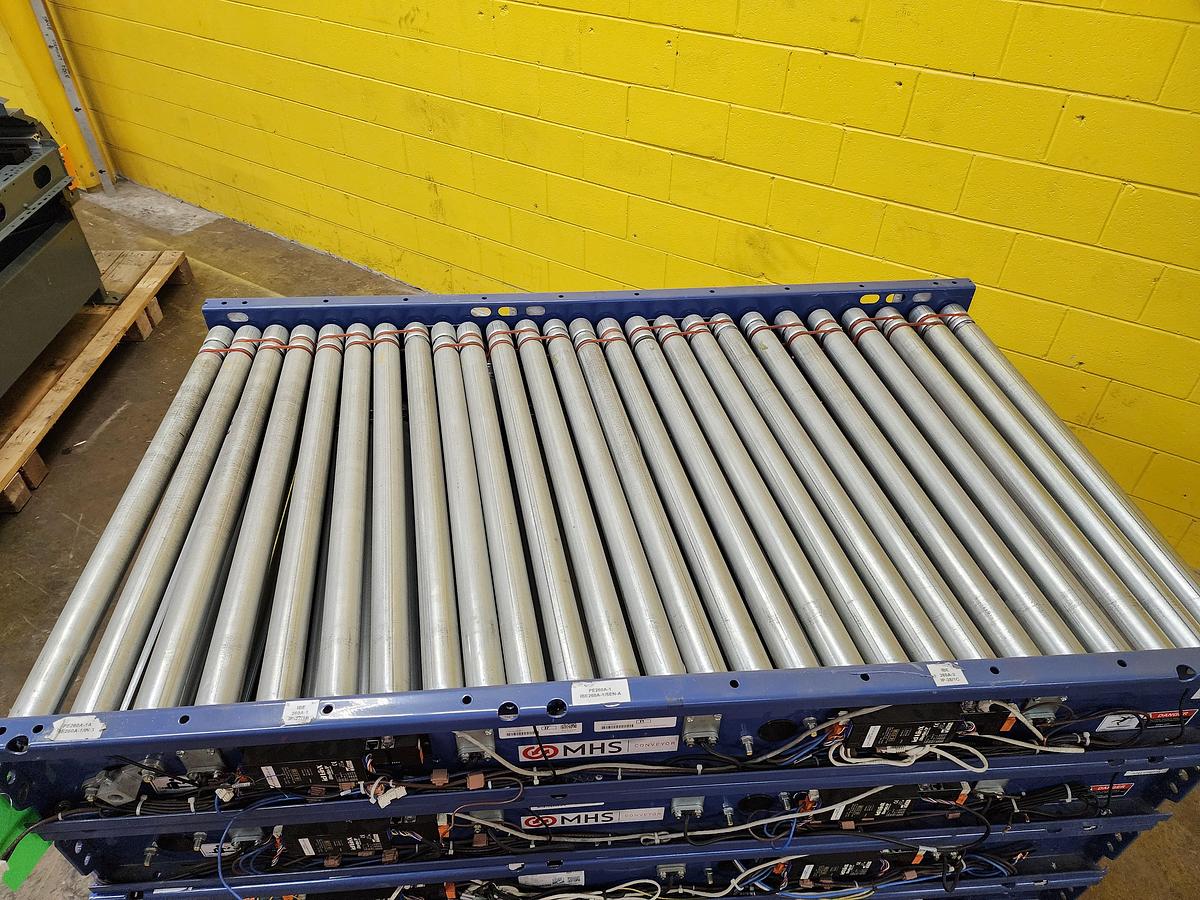 Used MHS Itoh Denki 34" x 5' MDR Skewed Roller Conveyor (#275)