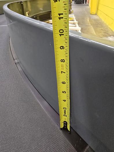 Used Transnorm 90 Degree Belted Curve Conveyor TS1500/140 V2 27" Belt, 97" IR (#391)