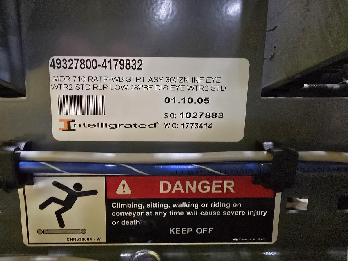 Used Intelligrated Zero Pressure MDR 90 Degree Diverter (#420)