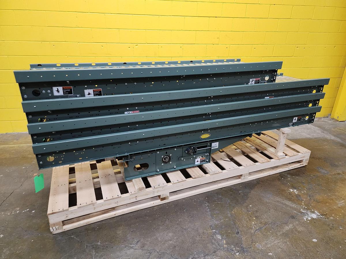 Used Hytrol ABEZ Zero Pressure Accumulation Roller Conveyor 24" x 37'6" (#190)