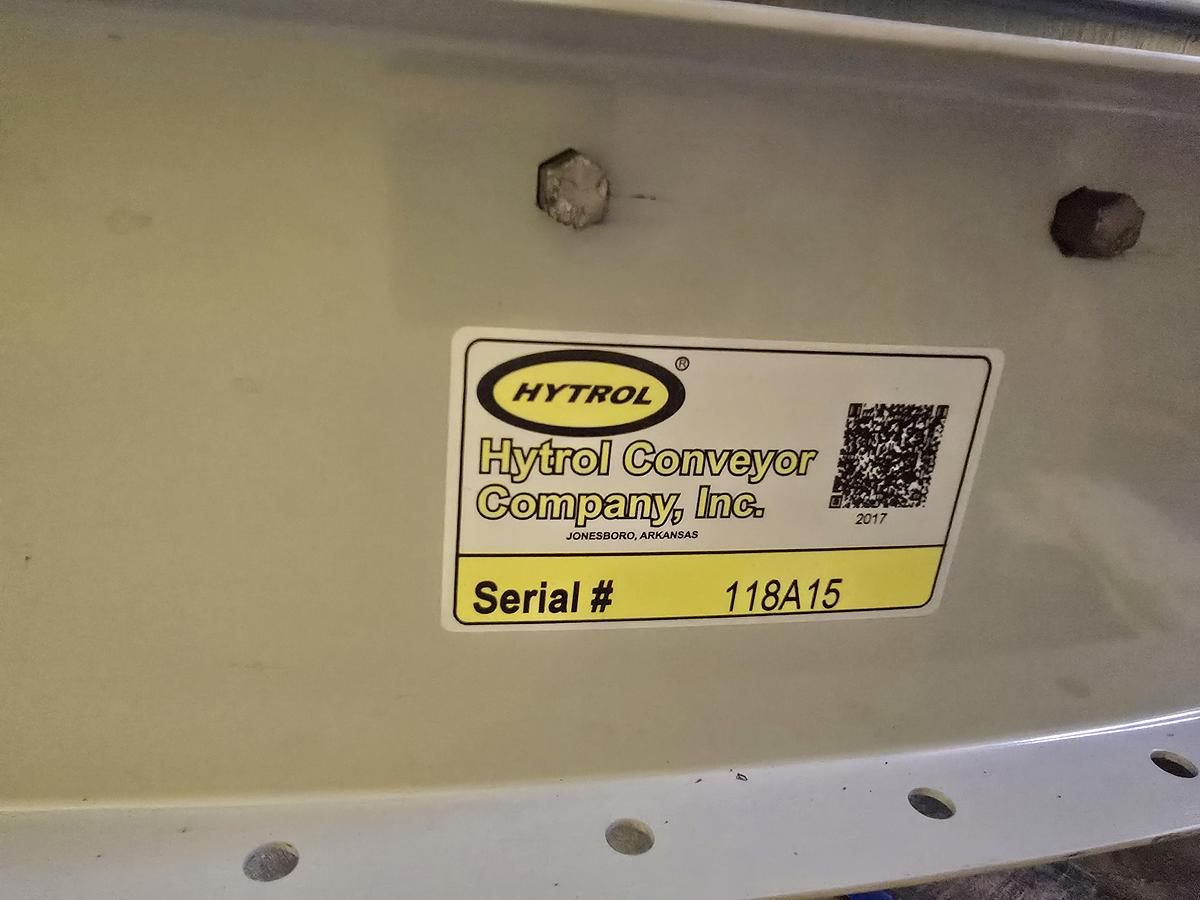 Used Hytrol 190E24EZC 24 volt Zero Pressure Accumulation Conveyor 90 Degree Curve 26" (#639)