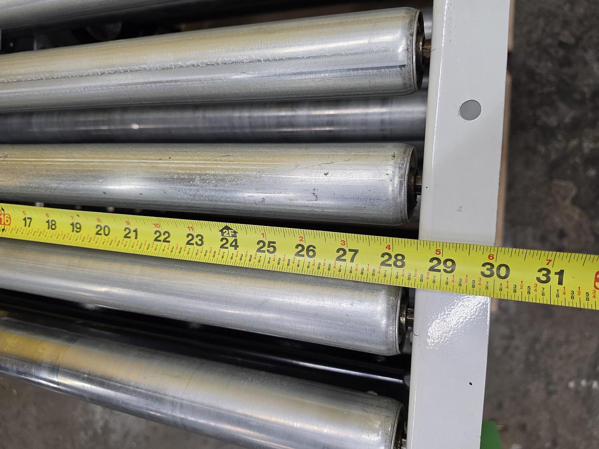 Used Hytrol 190E24 Live Roller Conveyor 30" x 25'6" (#697)