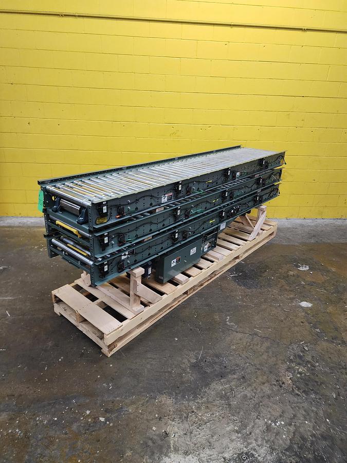 Used Hytrol ABEZ Zero Pressure Accumulation Roller Conveyor 24" x 30' (#707)