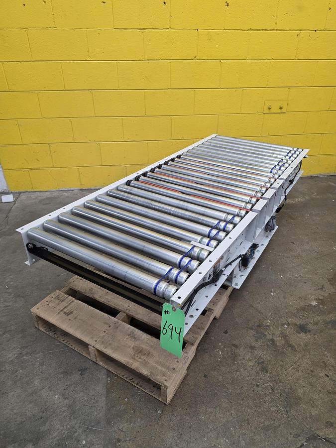 Used Hytrol 190E24EZ 24 volt 90 Degree Pop Up Divert Transfer Conveyor (#232)