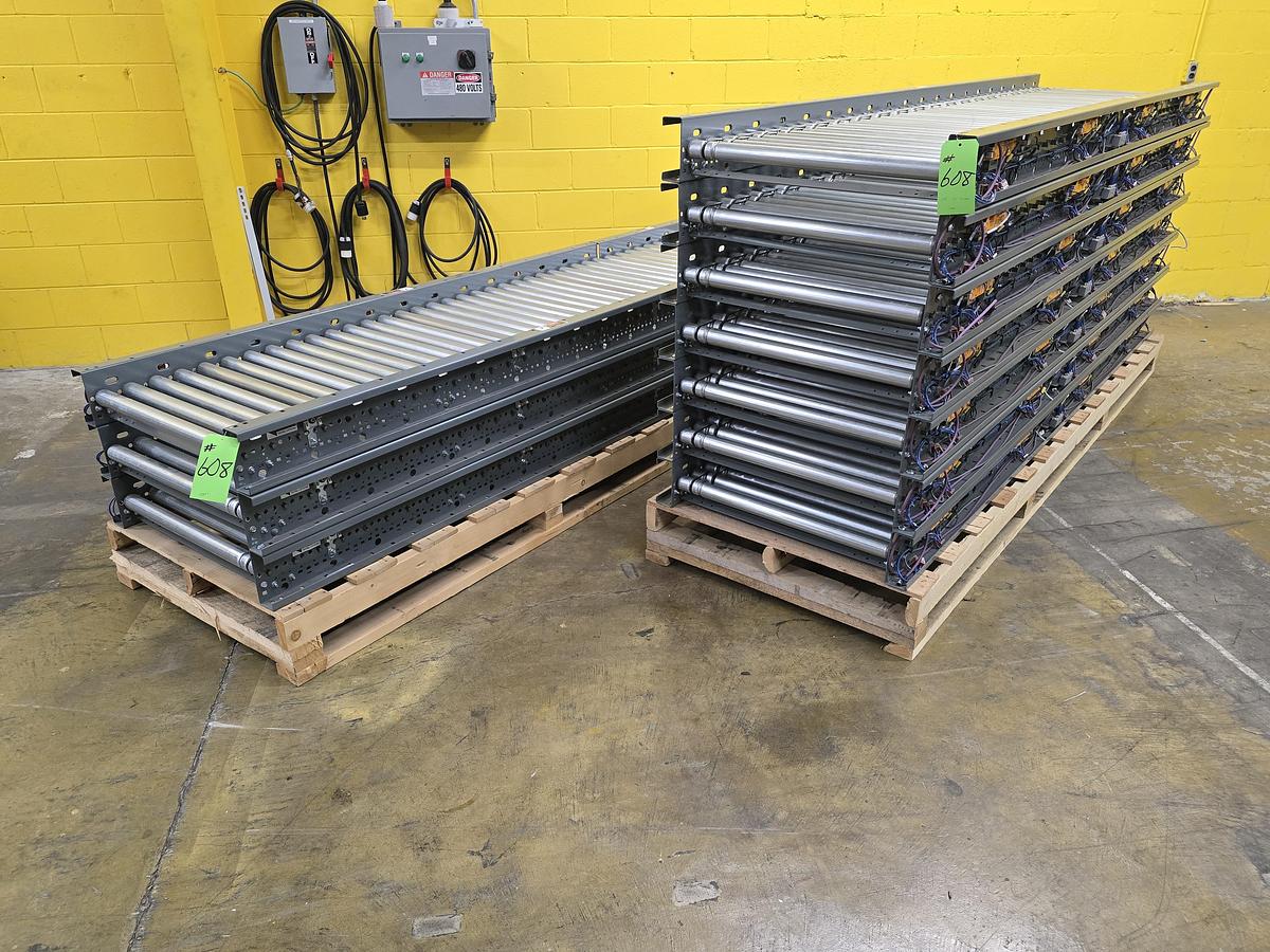 Used Intelligrated 28" x 48' MDR Zero Pressure Accumulation Conveyor (#608)