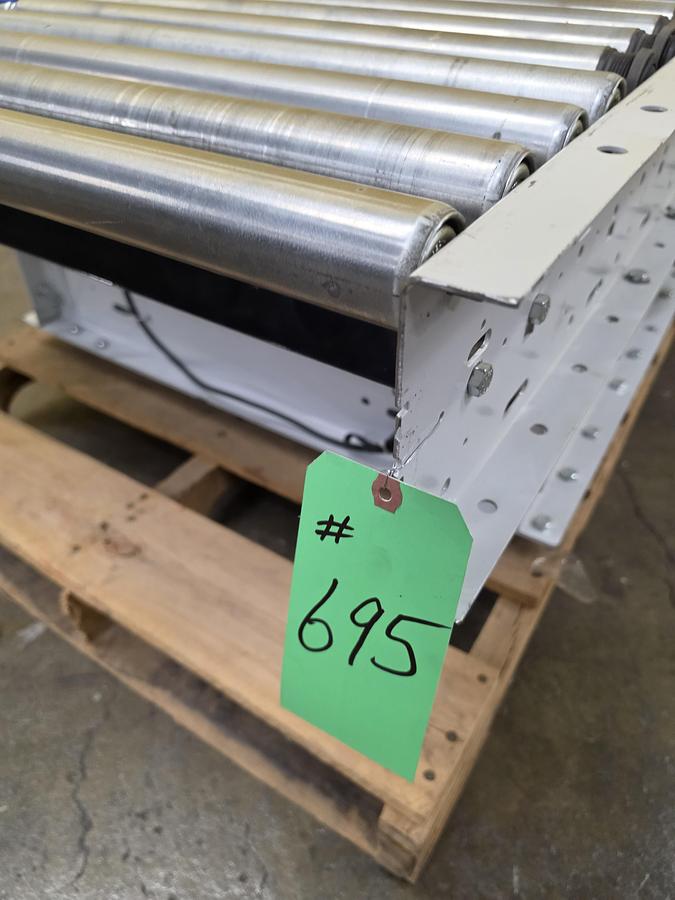 Used Hytrol 190E24EZ 24 volt 90 Degree Pop Up Divert Transfer Conveyor (#695)