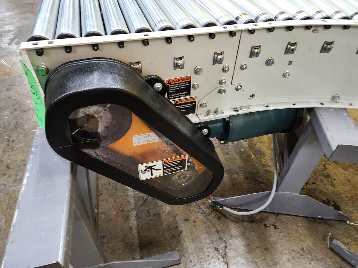 2023 Intelligrated 24.5" x 180 Degree Curve Roller V Belt Conveyor (#380)