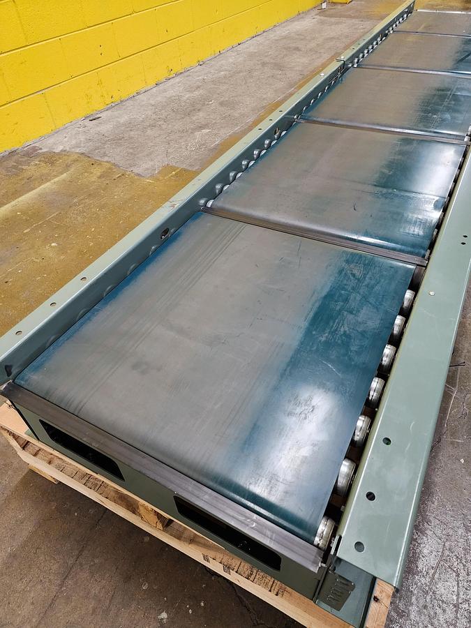 Used Hytrol RBE24EZ 24 volt Zero Pressure Accumulation Conveyor 24" x 10' (#187)