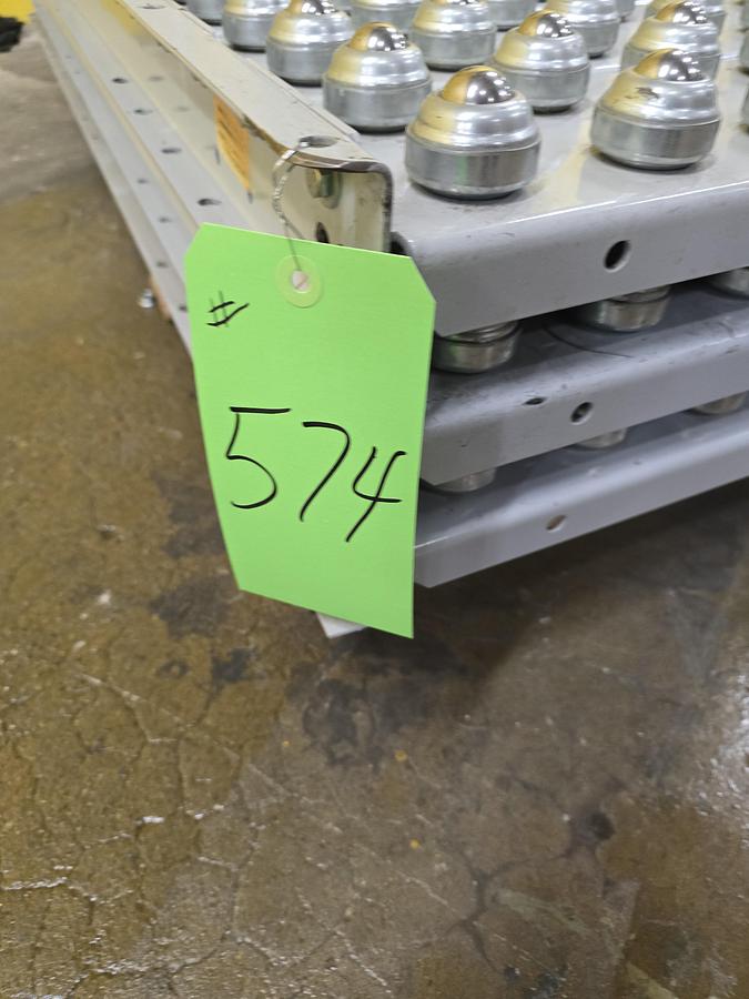 Used Hytrol Roller Ball Transfer Table Conveyor 42" x 60" (#574)