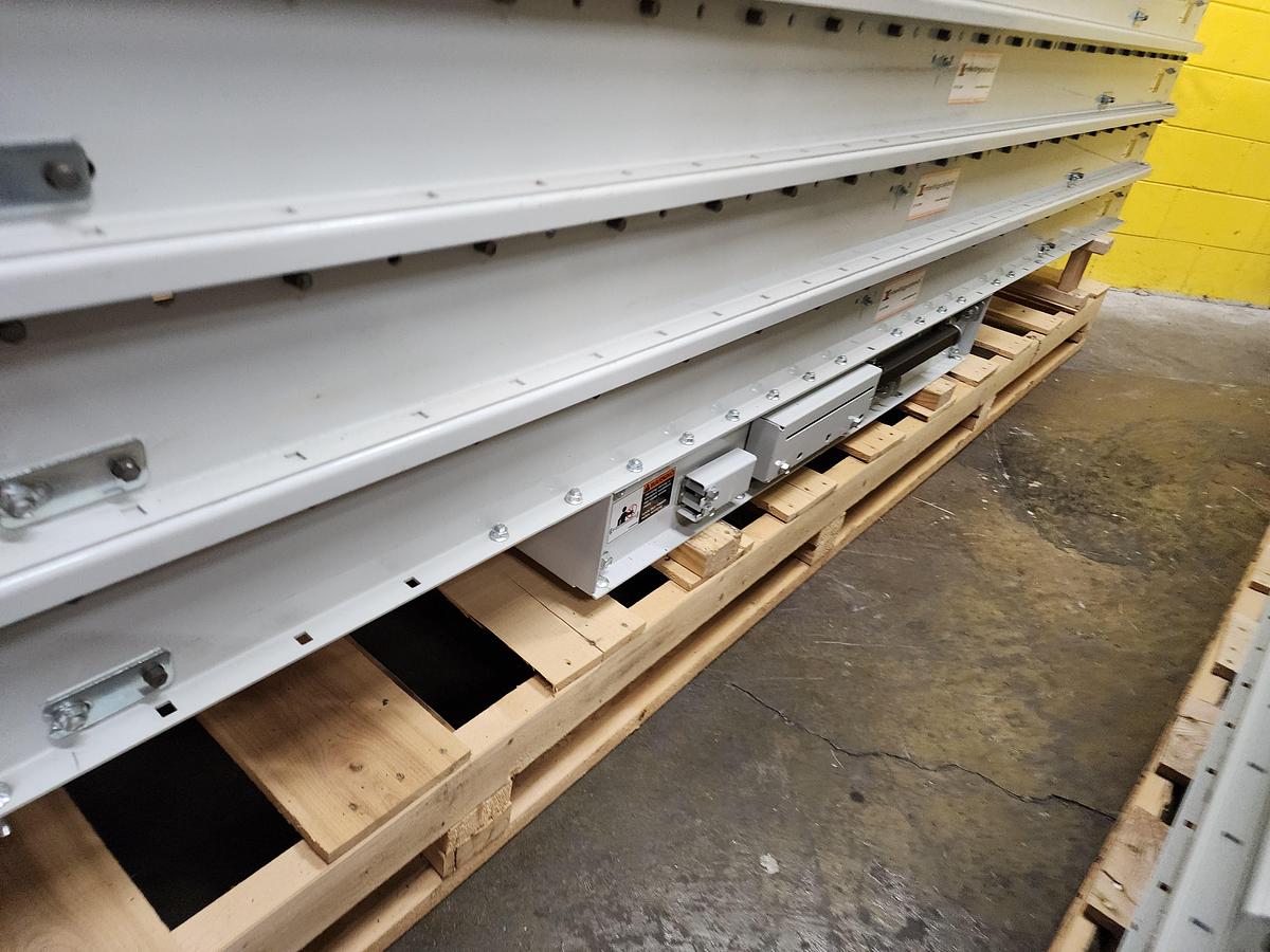 Used Intelligrated Roller Bed Belt Conveyor 28" x 180' (#343)