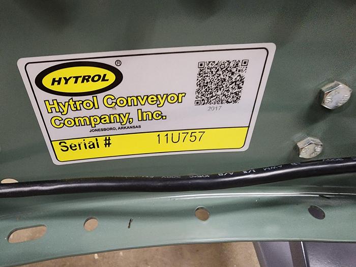 Used Hytrol 190E24 24 volt Live Roller Conveyor 90 Degree Curve 24" (#51)