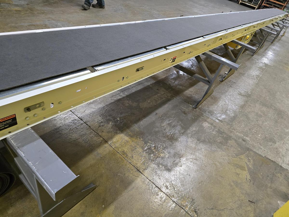Used Hytrol Slider Bed Belt Conveyor 24" x 37' (#472)