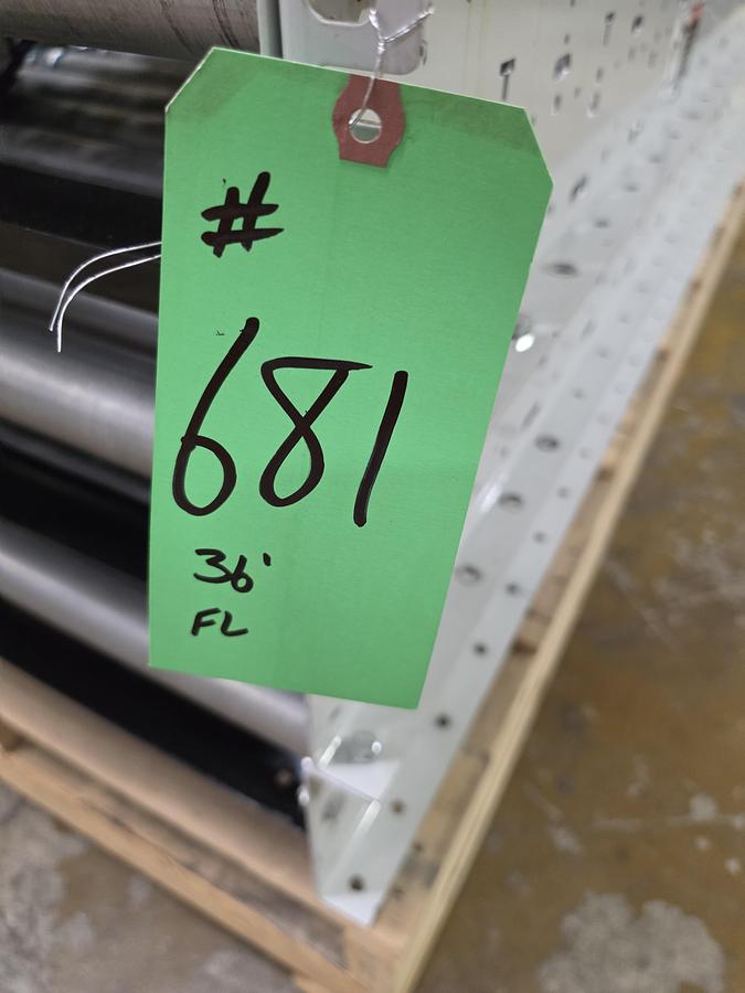 Used Hytrol 190E24EZ E24 Zero Pressure Roller Conveyor 30" x 36' (#681)