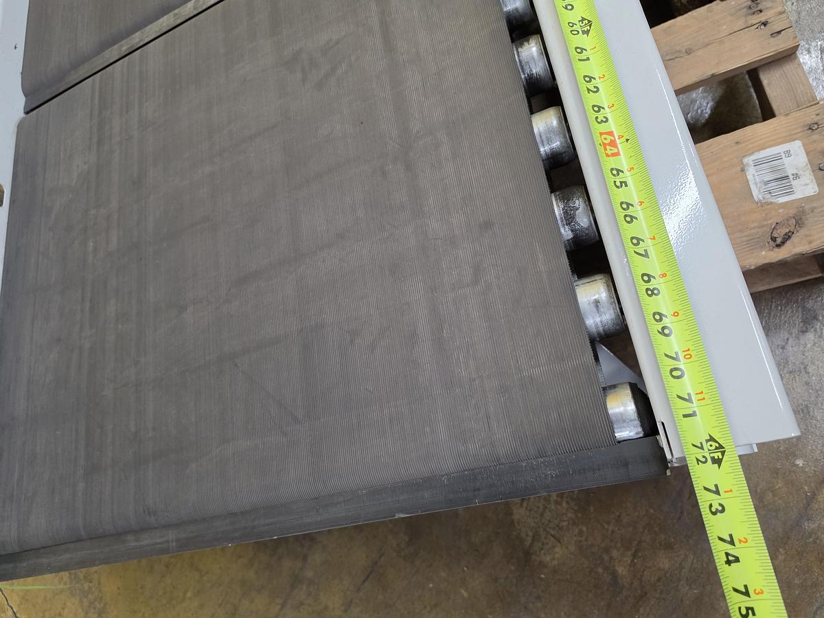 Used Hytrol BZE24EZ Zero Pressure Belted Decline Conveyor 31.25" x 6' (#646)
