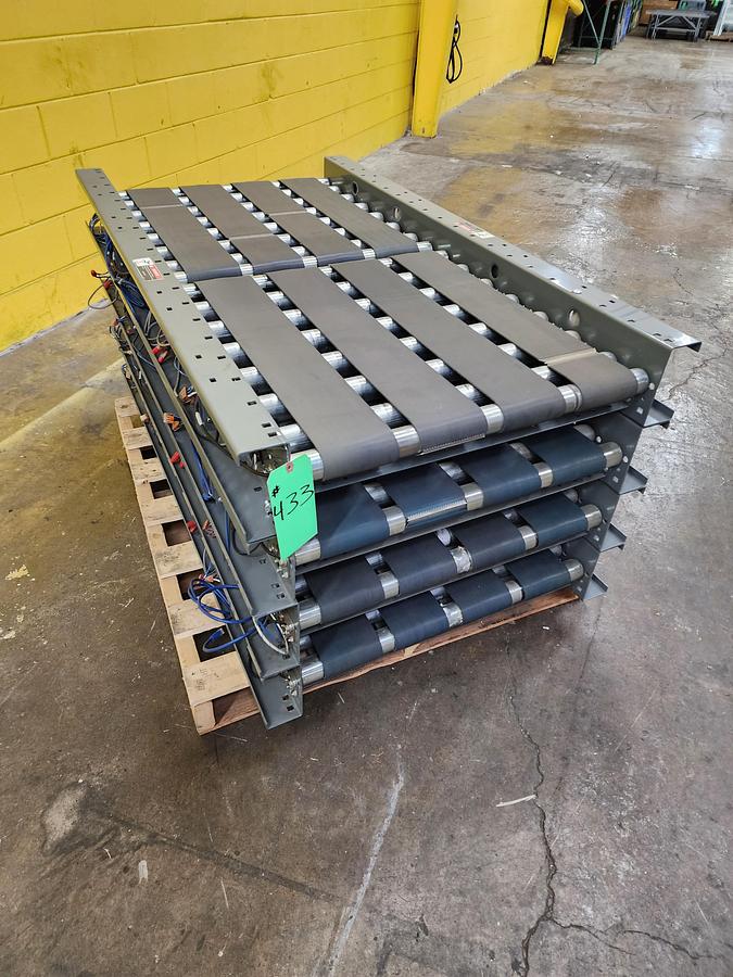 Used Intelligrated MDR Zero Pressure Accumulation Belted Zone Conveyor 28" x 20' (#433)