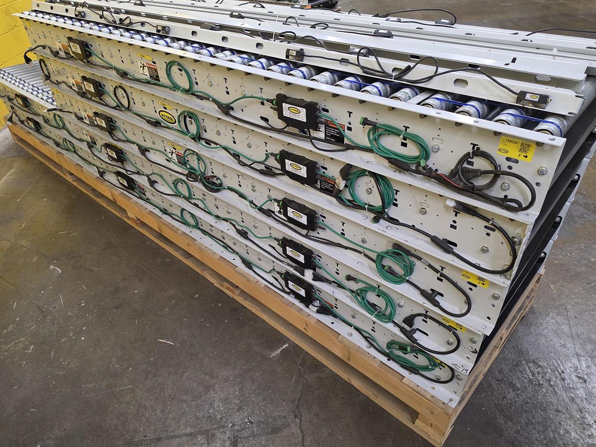 Used Hytrol 190E24EZ E24 Zero Pressure Roller Conveyor 30" x 48' (#677)