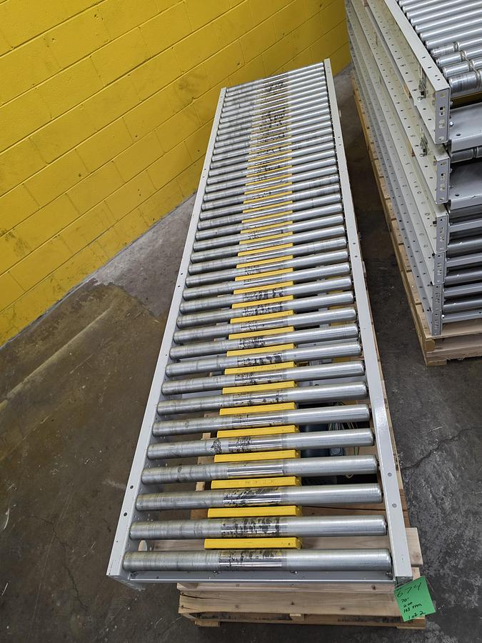 Used Hytrol ABLR Live Roller Conveyor 30" x 70' (#674)