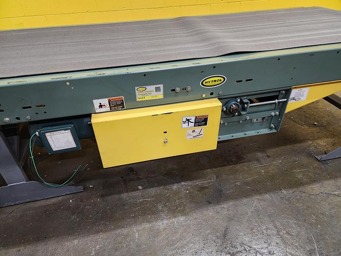 Used Hytrol TL Slider Bed Belt Conveyor 42" x 15'4" (#149)