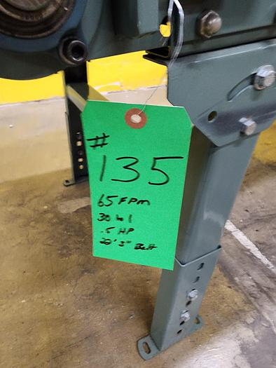 Used Hytrol TA Slider Bed Belt Conveyor 26" x 11' (#135)