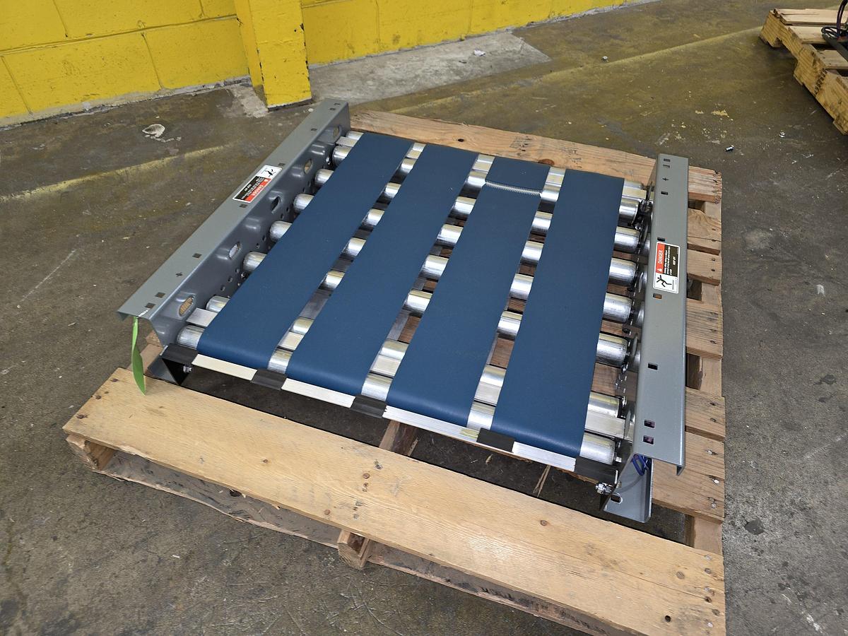 Used Intelligrated 28" x 30" MDR Belted Zero Pressure Accumulation Conveyor (#613)