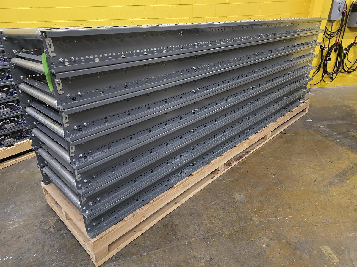 Used Intelligrated 28" x 48' MDR Zero Pressure Accumulation Conveyor (#611)