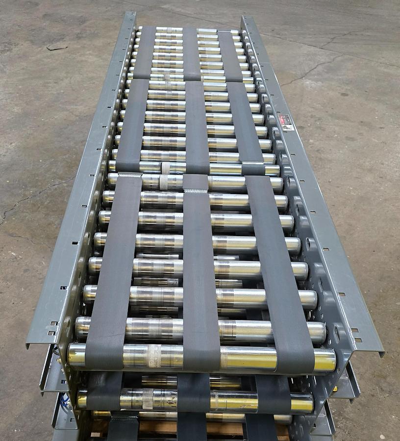 Used Intelligrated MDR Zero Pressure Accumulation Belted Zone Conveyor 22" x 50' (#412B)