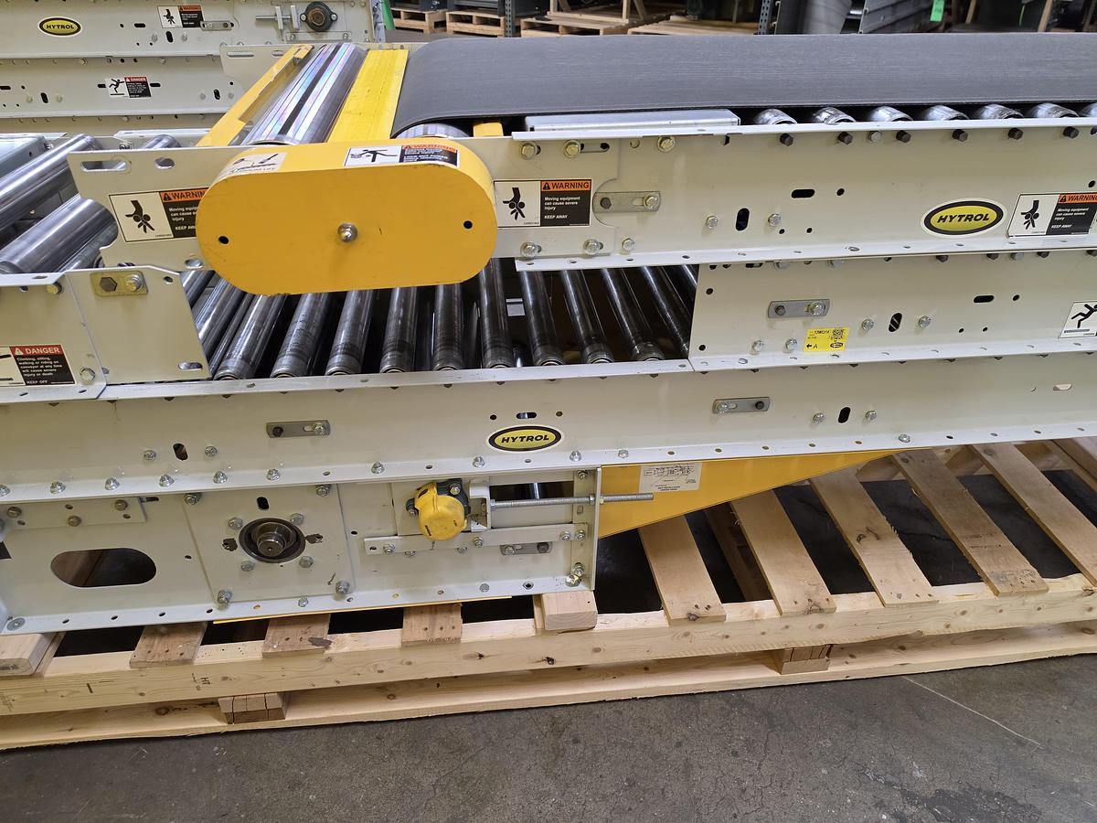 Used NEW Hytrol RBI Roller Bed Incline Decline Belt Conveyor 24" x 16'6" (#650)