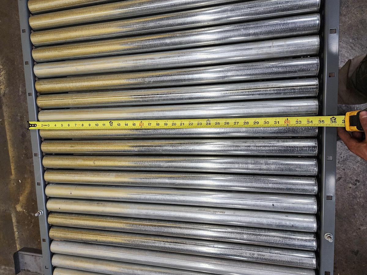 Intelligrated IntelliQ 36.5"w x 30' Live Roller Conveyor (#19)