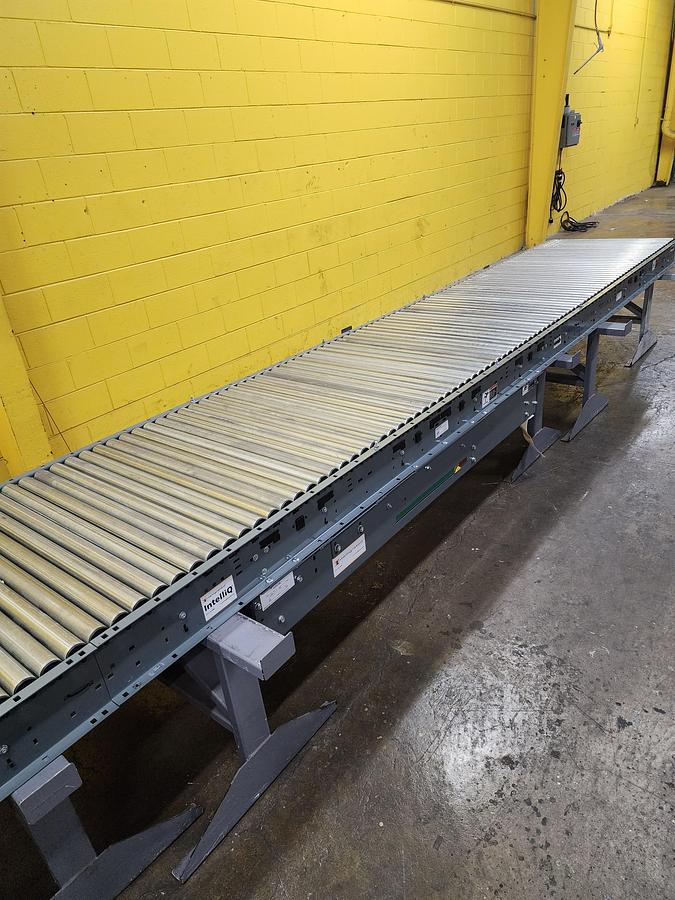 Intelligrated IntelliQ 36.5"w x 30' Live Roller Conveyor (#19)