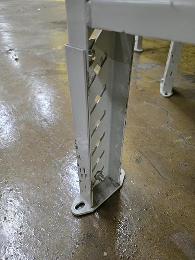 Used Transnorm 90 Degree Belted Curve Conveyor TS1500/140 V2  34" Belt, 47" IR