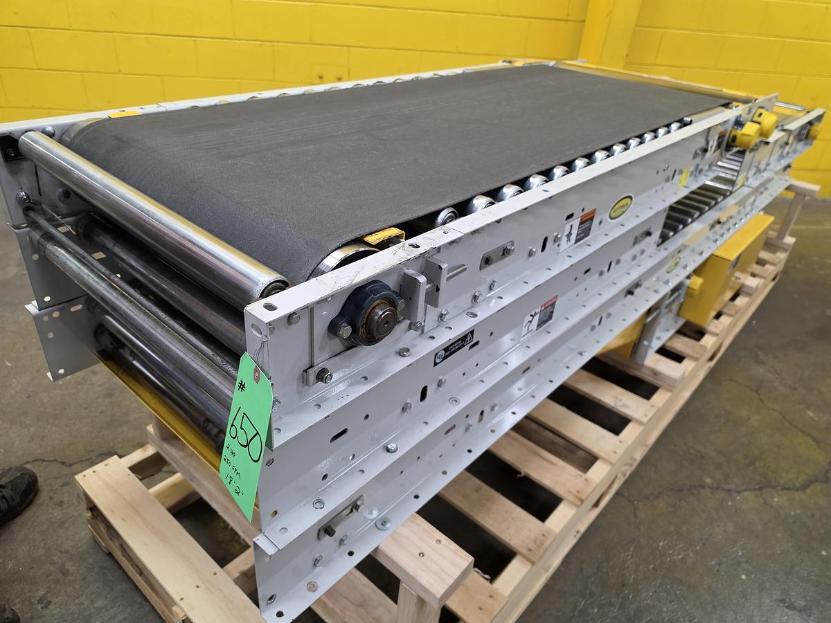 Used NEW Hytrol RBI Roller Bed Incline Decline Belt Conveyor 24" x 16'6" (#650)