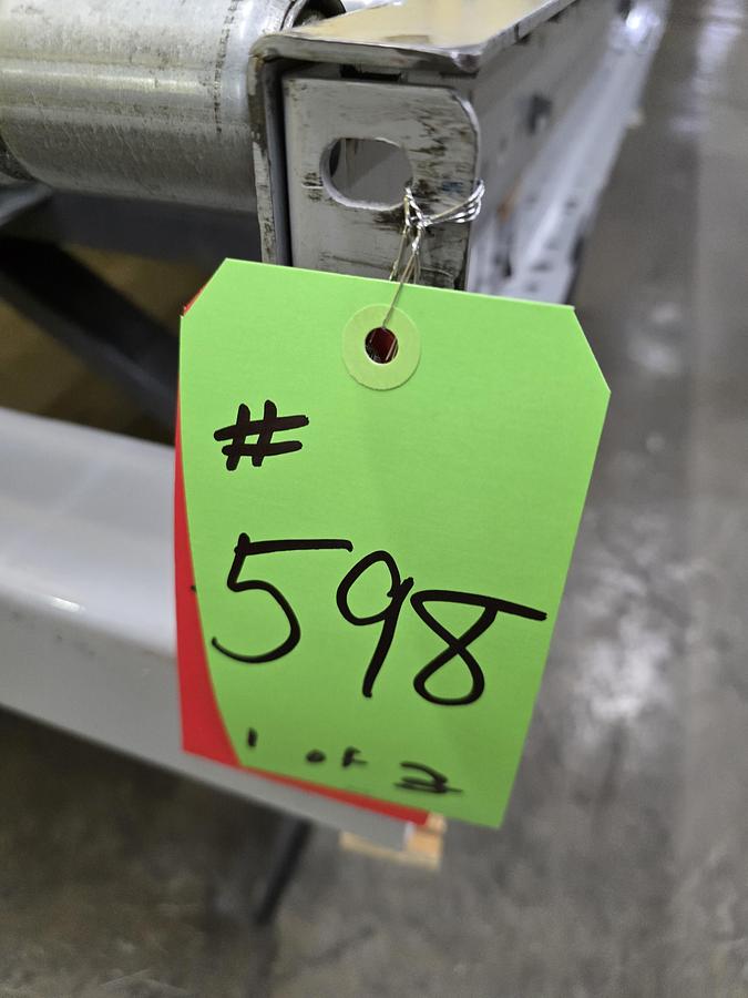 Used Hytrol ABEZ Zero Pressure Accumulation Roller Conveyor 54" x 99' (#598)