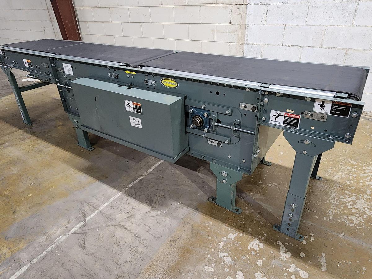 Used Hytrol Gapper Belt Conveyor 24" x 12' (#25)