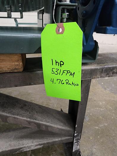 Used Hytrol 70 Degree Live Roller Curve Conveyor 30" (#33, )